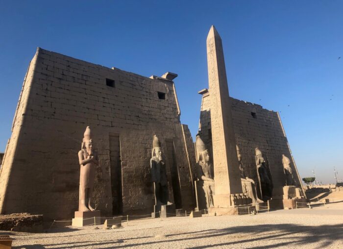 foto do Templo de Luxor