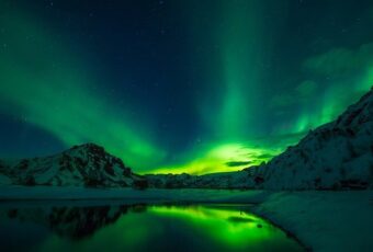 Roteiro para a Islândia com aurora boreal