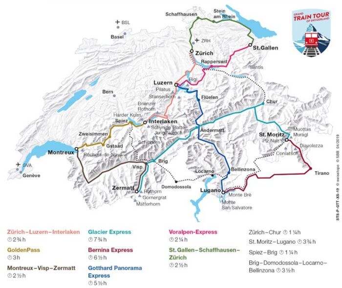 mapa trens suíça