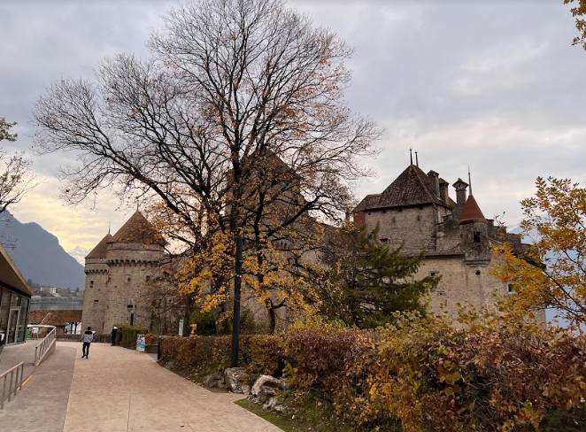 foto do castelo de Chillon 