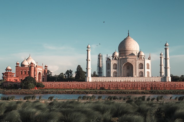 roteiro para índia com Taj Mahal