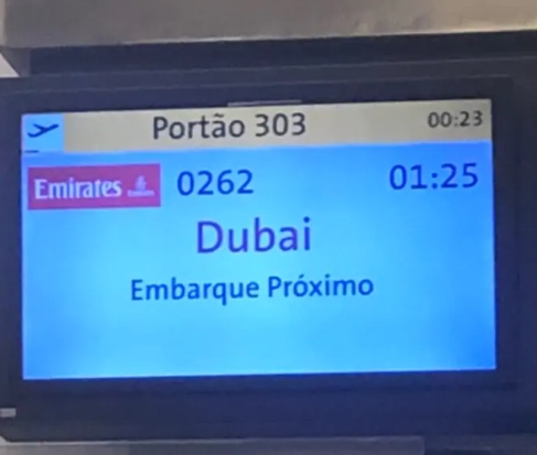 voo emirates dubai