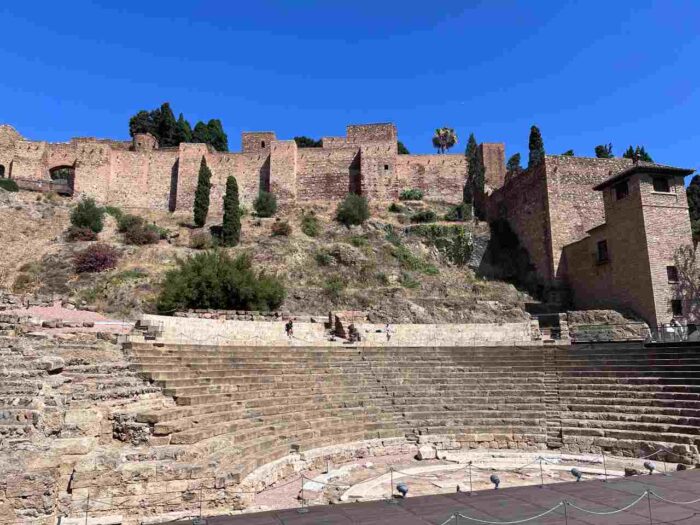 Teatro romano Malaga Espanha