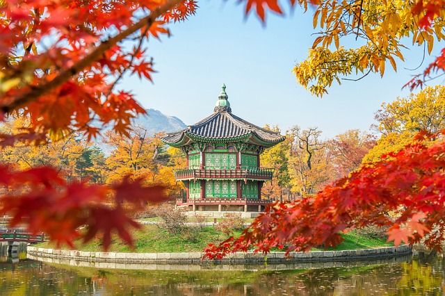 Roteiro para a Coreia do Sul no outono