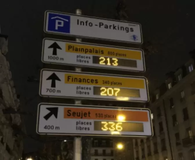 Onde estacionar o carro em Genebra Onde estacionar o carro em Genebra