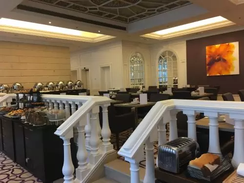 Restaurante do Steigenberger em Bruxelas Café da manha no hotel Steigenberger em Bruxelas