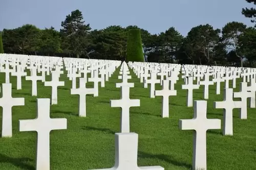 Cemitério na Normandia