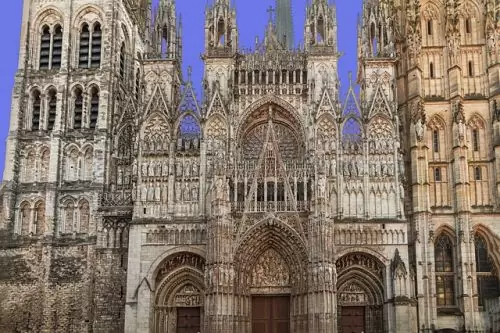 A catedral mais bonita da França Catedral de Rouen
