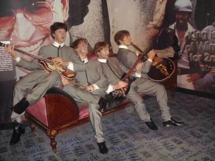 Bonecos de Cera em Nova York Beatles no Madame Tussauds de Nova York