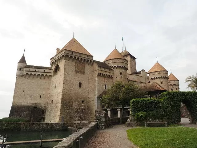 castelo famoso na suíça castelo famoso na suíça